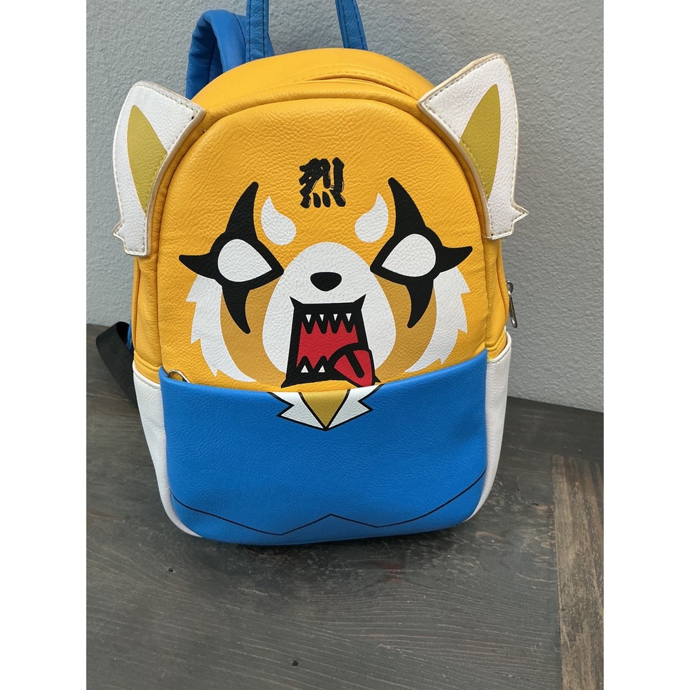 Loungefly Sanrio Aggretsuko Two-Face Cosplay Mini Backpack